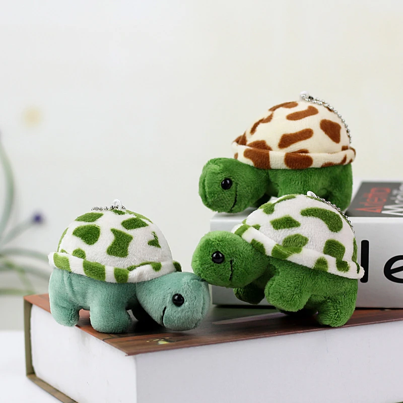 

New Year Gift Toy Key Chain Tortoise Plush Toy Stuffed Plush Turtle Doll Christmas Present For Kid