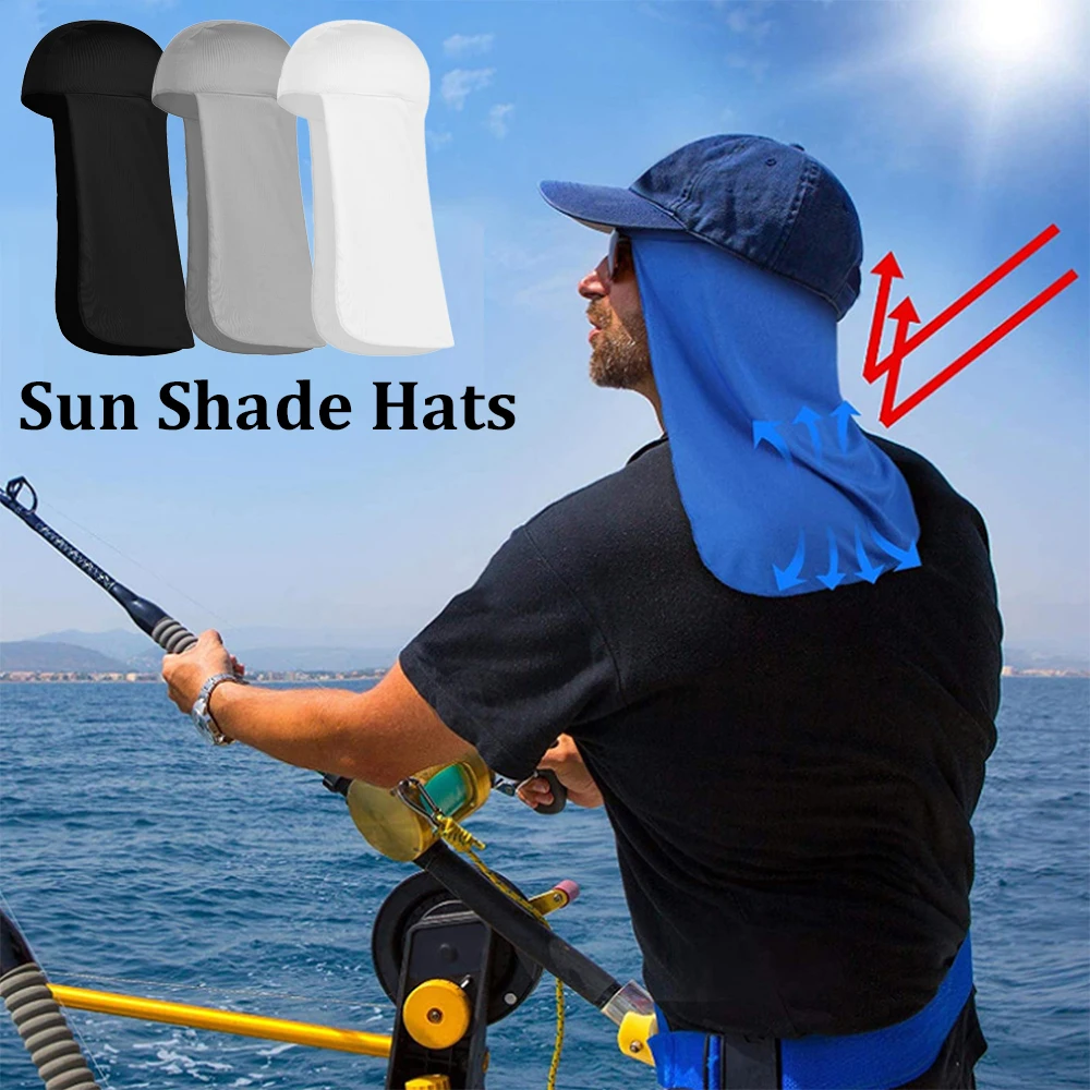 Sun Shade Cap Sun shade cap Outdoor UV Protection Cooling Fishing Cycling Caps Summer Neck Protector Hat for Men Women Sports Wide Brim