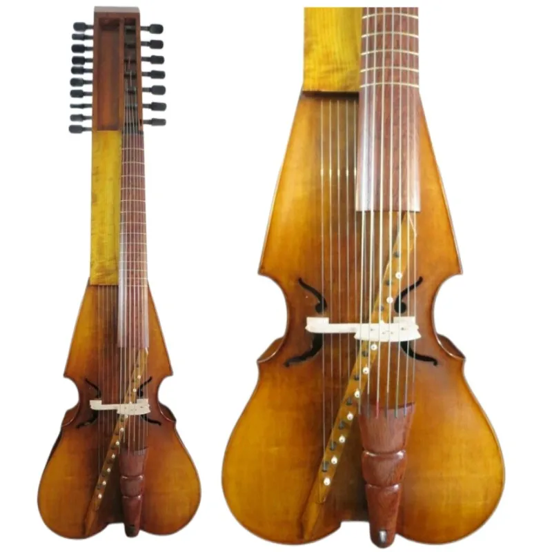 Far Fronte Vecchio Modello 7*10 Corde 27 "Barrington Da Gamba, Viola Da Gmaba