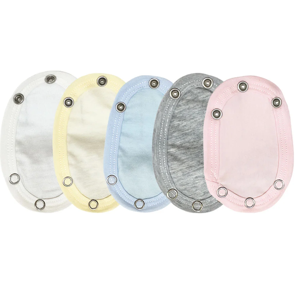 

5 Pcs Romper Suit Extension Toddler Jumpsuits Extender Snap for Baby Cotton Rompers Girl Bodysuit Snaps