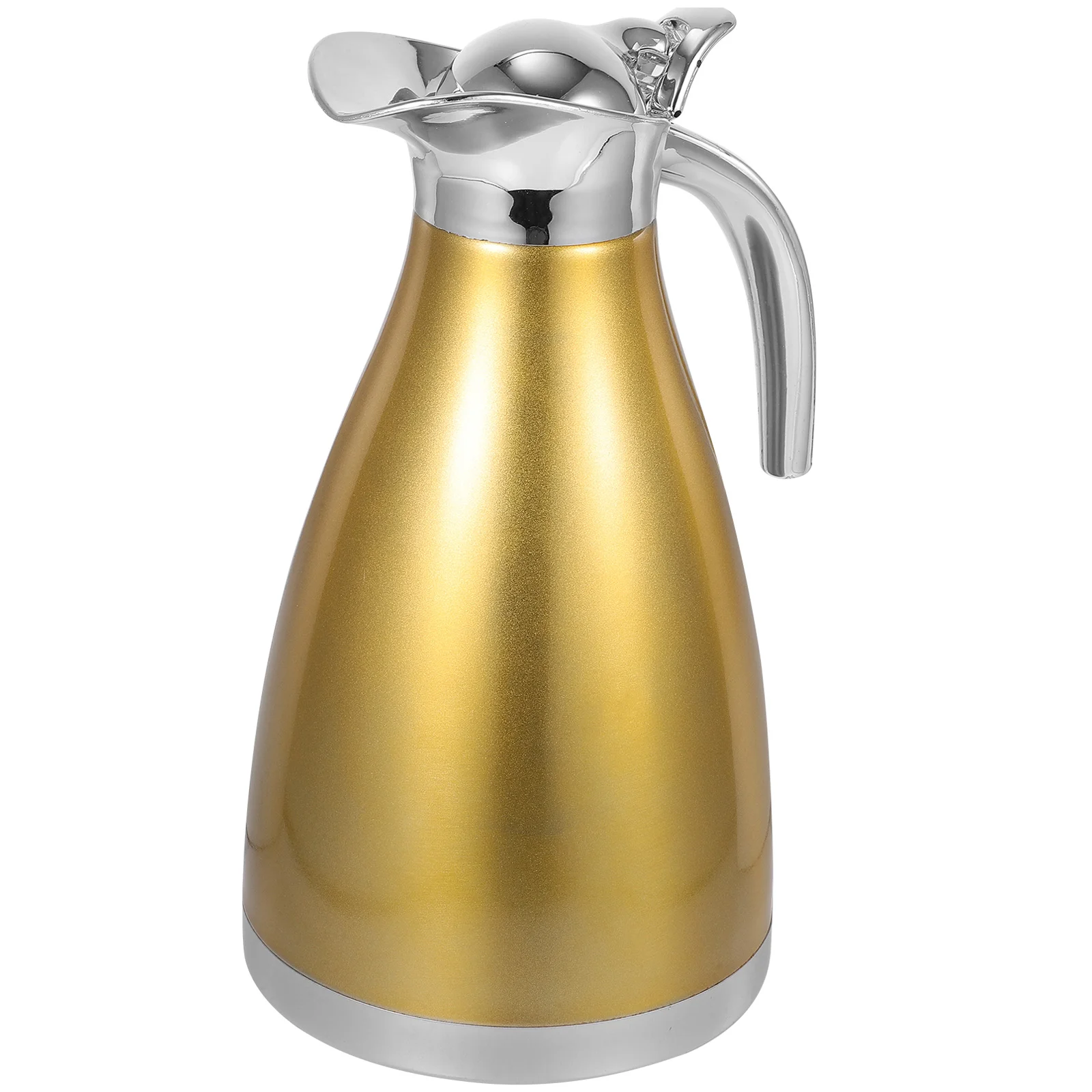 

Hemoton Insulated Water Bottle Stainless Steel Thermal Hot Cold Water Pitcher Insulated Coffee Tea Water Pot Household Water