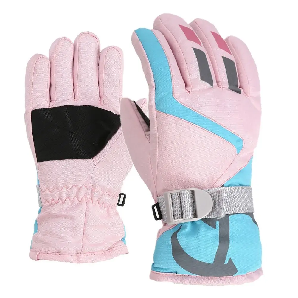New Children Kids Winter Snow Warm Gloves Boy Girls Ski Snowboard Windproof Waterproof Thicken Keep Warm Winter Must 6