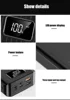 30000mAh/40000mAh Power Bank Portable Charging Poverbank Mobile Phone External Battery Charger Powerbank For Xiaomi Mi OPPO 2