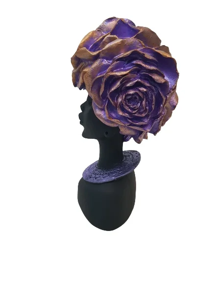 

EU HOME DECORATION ROSE ŞAPKALI WOMEN DECOR TRINKET HOME OFFICE DECOR