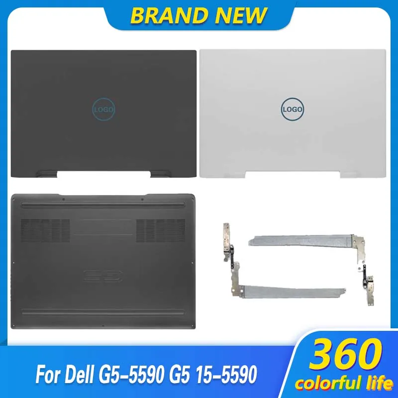 Nuovo Origianl Per Dell G5-5590 G5 15-5590 Laptop Lcd Cover Posteriore Cerniere Custodia Inferiore 015Ryc Muslim-0Ftf0C Ftf0C Nero G5 5590