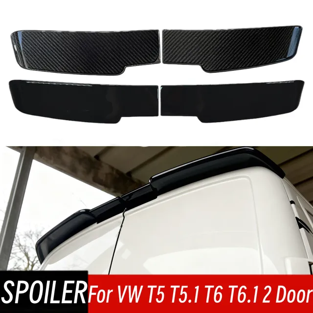 For VW Volkswagen T5 T5.1 T6 T6.1 2 Door Transporter Rear Roof Trunk Lid Spoiler Wings Sport Styling Car Exterior Accessories 1