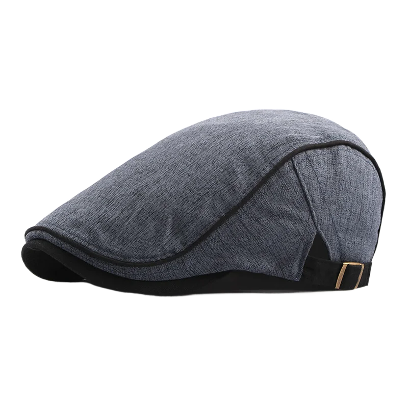 8 Pack Men's Mesh Flat Cap Breathable Summer Newsboy Hat