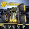 Sinovan Remote Control Car for Kids, 2.4GHz RC Car with Type-C Charging, 4WD Double Sided 360° Rotates&Flips RC Stunt Car Toys 2