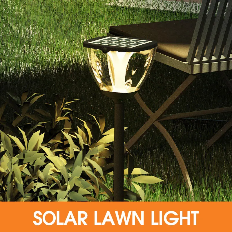 

Waterproof LED Lawn Lamp Outdoor Solar Lawn Light Wall Light Garden Decoration Lighting New Style Smart Pathway Lantern