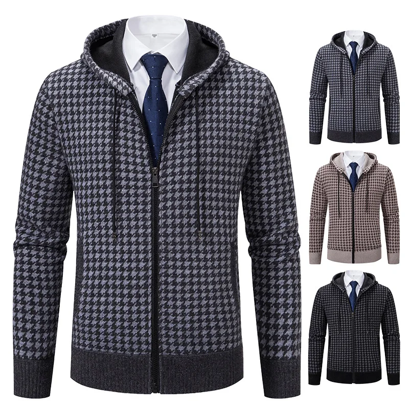 AutumnandwintermensknittingcardiganSpringandautumnmenscoat