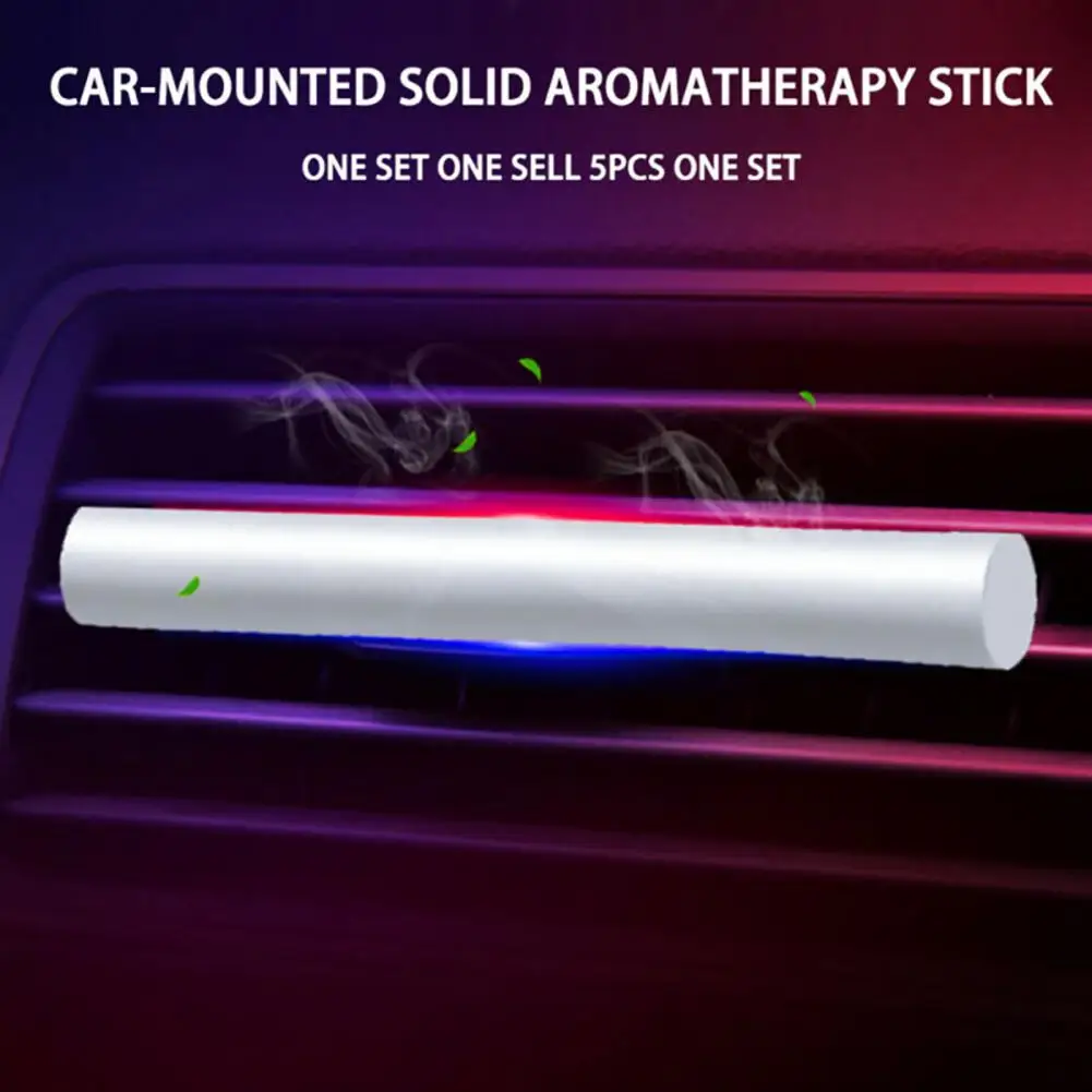 

5 шт. долговечные автомобильные парфюмерные палочки, добавки, различные ароматы, парфюмерные палочки, твердые парфюмерные аксессуары для автомобиля