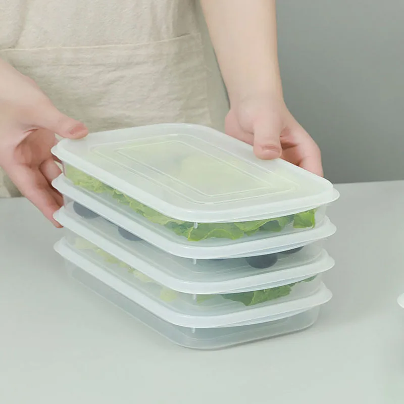 10 Contenitori Per Frutta Con Scolapasta Per Frigorifero - Set All-in-One Con Coperchi Ermetici E Cestello Rimovibile - Dimensioni Variabili (M) - 2