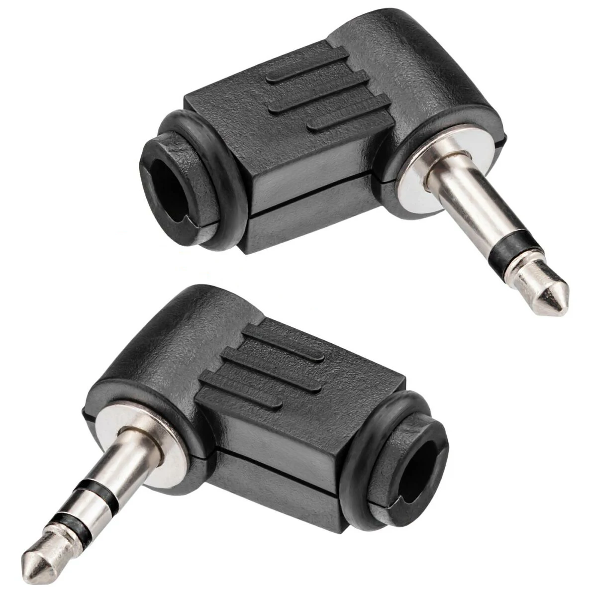 Mini Jack de 2.5 mm 3.5 mm Ângulo Reto 90 Graus Mono Polos Polos Macho Estéreo Trs Conector de Áudio de Solda