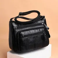 2024 New Middle-aged WOMEN'S Bag, Lightweight, Multi-layered, Large-capacity MOTHER'S Bag, Crossbody Bag, Elderly Bag, Shoulder - Image 4