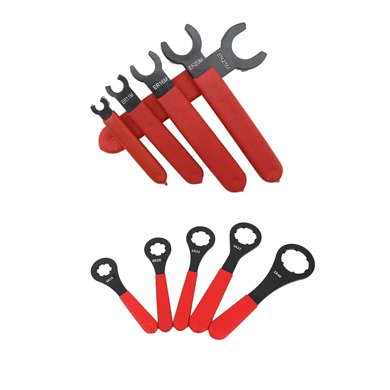 Spring collet tool holder collet chuck spring collet chuck collet chuck holder engraving collet chuck morse taper adapter wrench nut collet collet clamping tool collet block holder ER-8M/8A etc. wrench