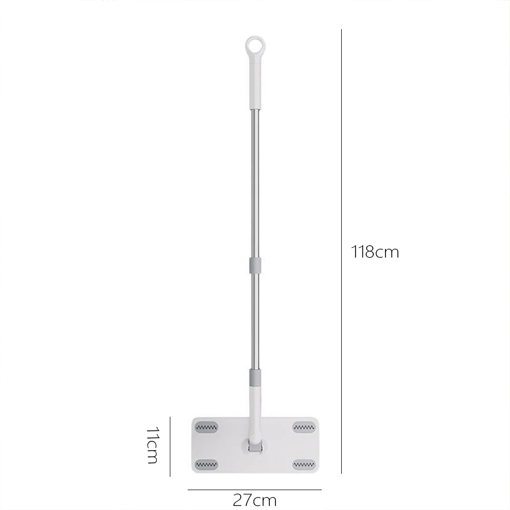 UNTIOR All-in-One Disposable Dust and Hair Removal Mop with Electrostatic Cleaning Papers