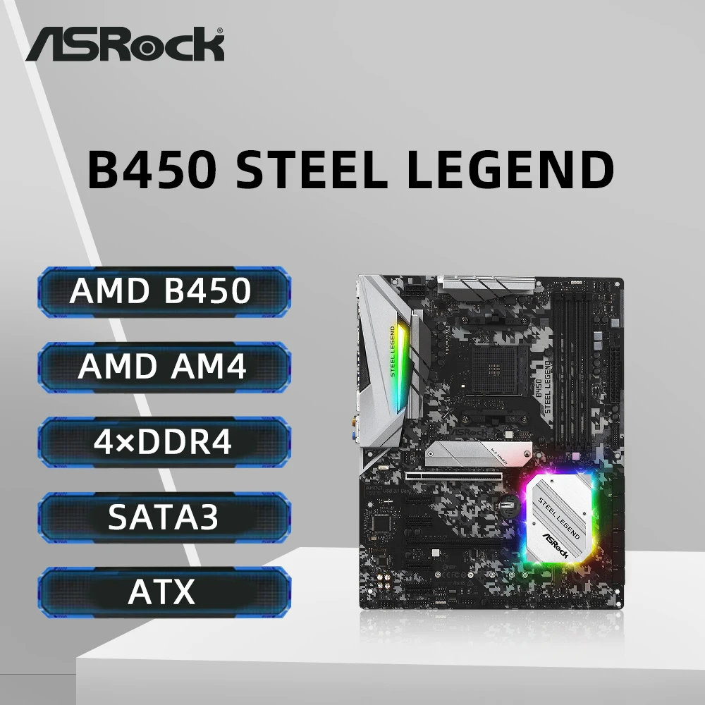 AsRock Steel Legend B450 Motherboard Review: Real-World