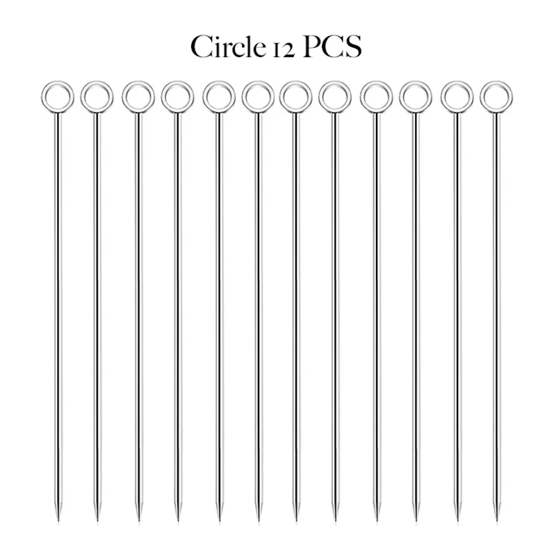 Silver Circle 12PCS