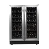 Compressor Double door Wine Cooler with LED Digital Control 1