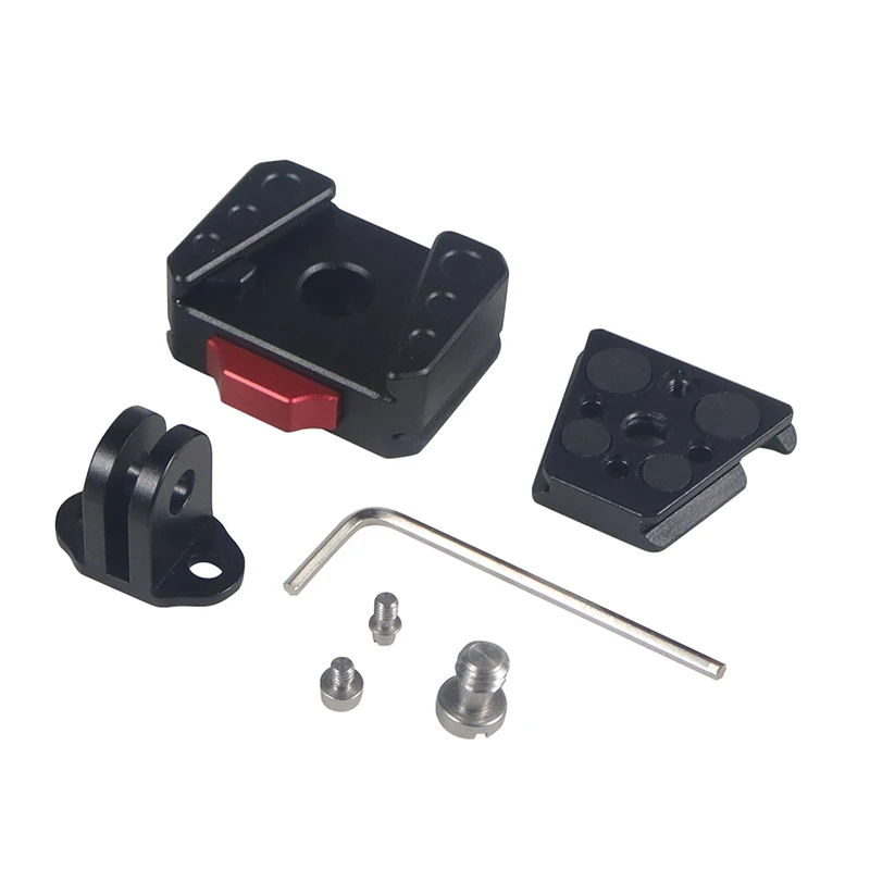 Quick Release Mount Plate Board Anti-shake Clamp V Port for GoPro13 Insta360 DJI
