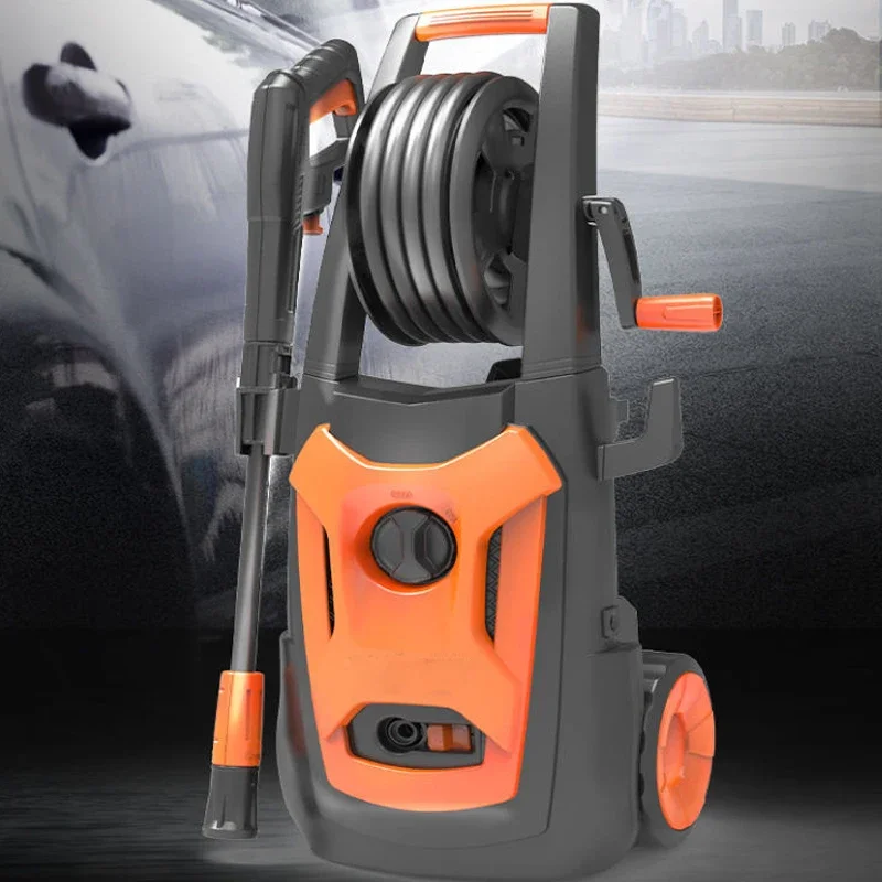 Motor Portable Car Washing Machine High Pressure Water Spray Gun High Pressure Car Washing Machine Durable Vertical Car Washer 3