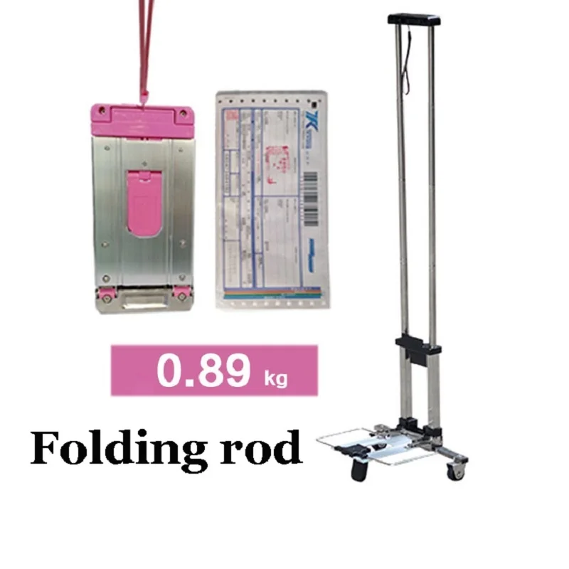 Trolley Pieghevole Completo Bagaglio In Acciaio Inossidabile Car Go To School Trolley Bag Travel Carry Valigia Carrelli Della Spesa Supporto Per Telef