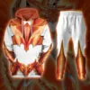 2025 Popular Cosplay Anime Saint Seiya printed hoodies pants sets 3D Street Harajuku Tracksuit sets Men's Sports two-piece suits 2