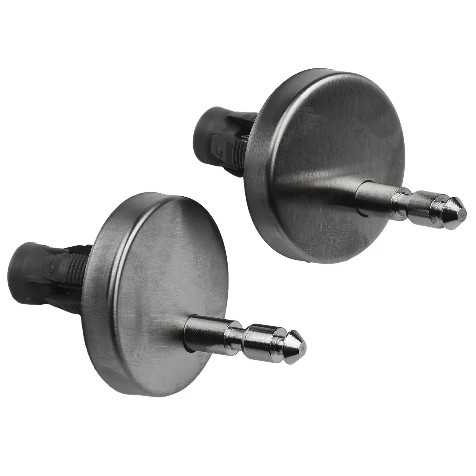 2pcs Toilet Seat Hinge Back To Wall Or Wall Hung Toilet Pans Replacement Hinges Well Nuts Top Close Soft Release Parts