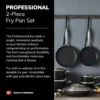 Professional Fry Pan Set - Includes 9.5” & 11” Fry Pans - Easy-to-Use Nonstick Cookware - Dishwasher, Metal Utensil & Ov 2