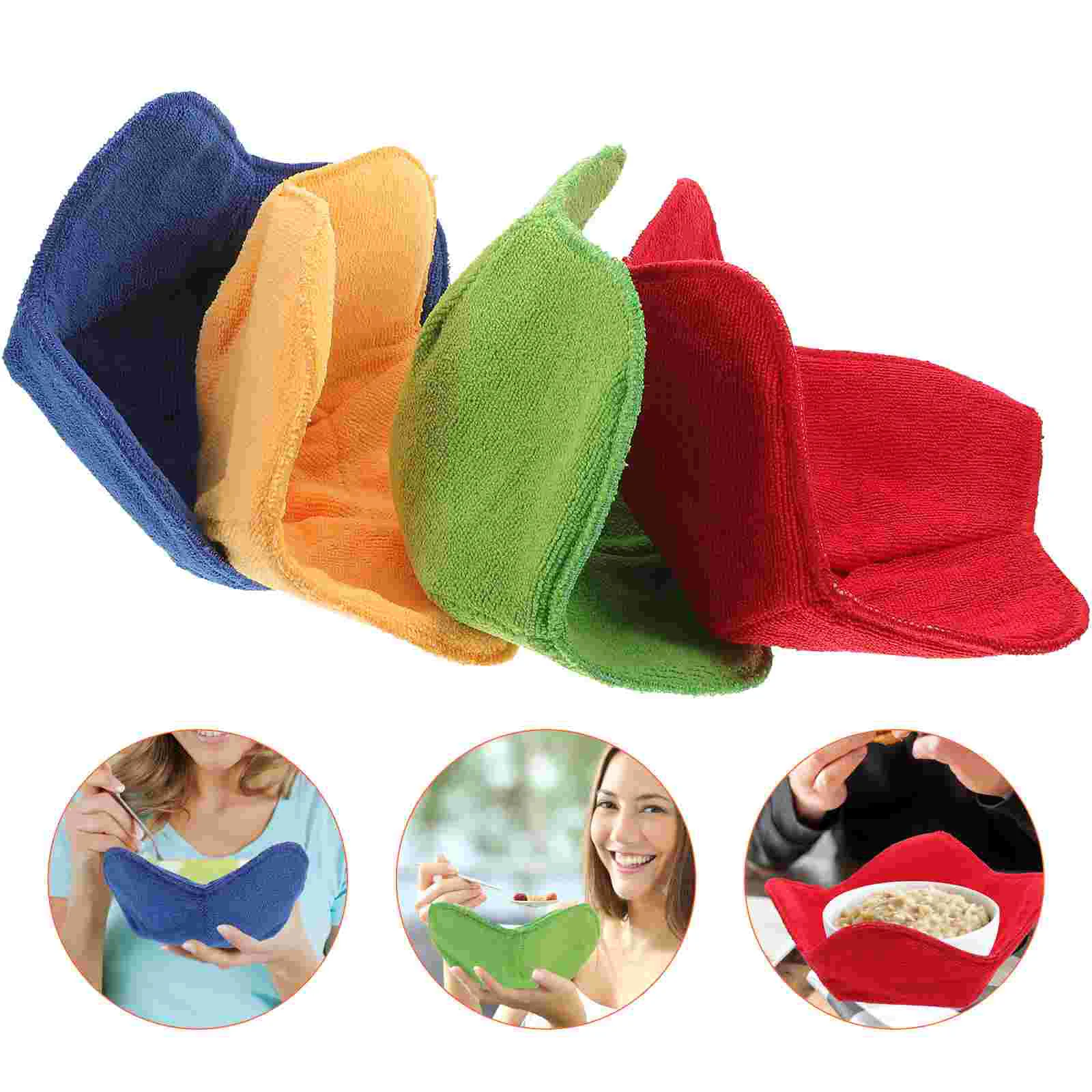 

4 Pcs Insulated Dish Mat Microwave above Me Anti-scald Holder for Kitchen