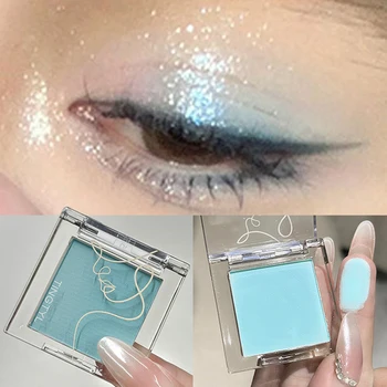 Monochrome Eyeshdaow Palette Matte Glitter Green Blue Eyeshadow Pigments Waterproof Mashed Potato Matte Purple Eye Shadow Makeup 1
