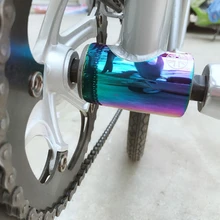 

Aluminum Alloy Bicycle Frame Protector for Brompton Folding Bike Bottom Bracket BB Sticker Protective Guard Pad dropshipping