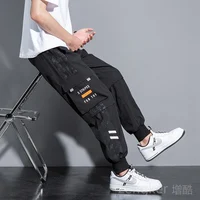 10XL spring and summer work trousers men's loose small foot thin section fatty casual trousers large size men's sweatpants 9XL 2