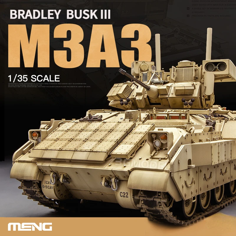 MENG Собранный танк, модель модели, модель ранней M3A3 bradley BUSK III, кавалерия 1/35