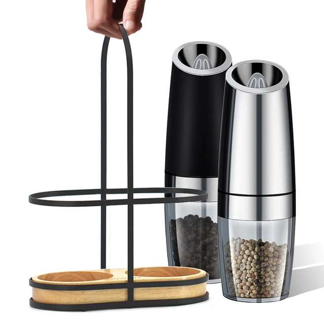 OXO Good Grips Salt and Pepper Grinder Set, Stainless Steel