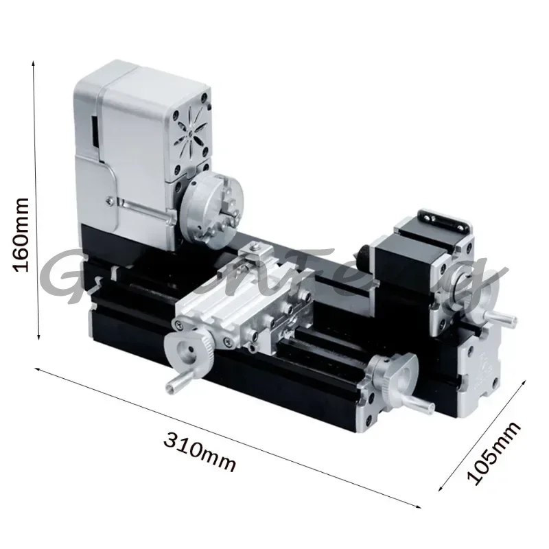 ZHRUI All-metal Mini Miniature Lathe 36W 20000rpm Didactical Mini