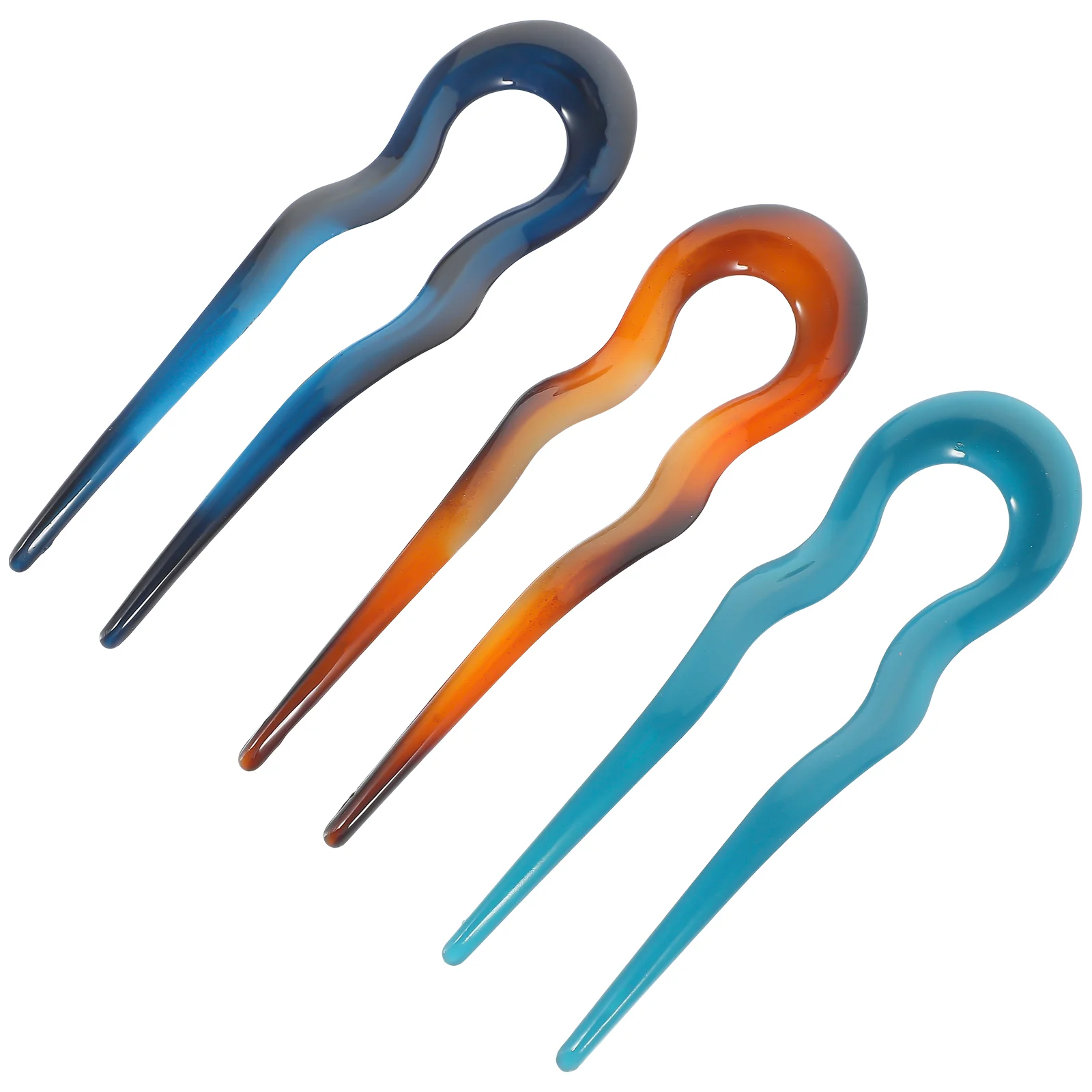 

3 Pcs Hairpin Claw Clips French Pins U Girl Clamp for Girls Stick Vintage Accessories Women Barrettes