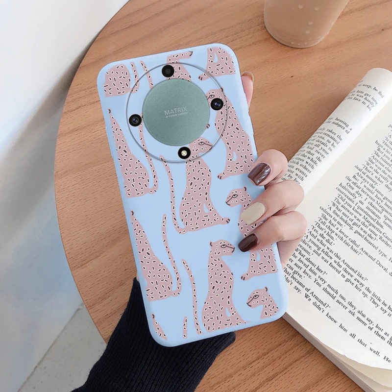 Für Honor X9a X9b X9c Magic5 6 7 Lite 5G Fall Mode Leopard Print Zurück Abdeckung Weiche TPU stoßfest Funda Marmor Textur Shell – Detail 36
