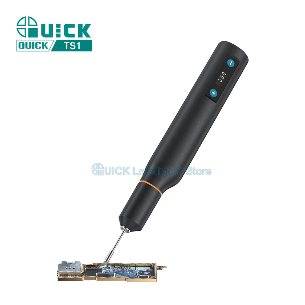 

Electric Soldering Irons QUICK TS1 Smart portable soldering iron 10W OLED display Type-C charging 2600mAh Temperature 100~420℃