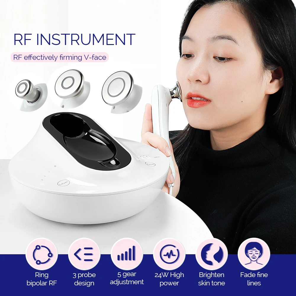 

3-IN-1 RF Face&Eye&Body Radio Frequency Anti-Wrinkle Skin Lifting 5 Gear Facial Care Skin Tight Multifuntion RF Beauty Device