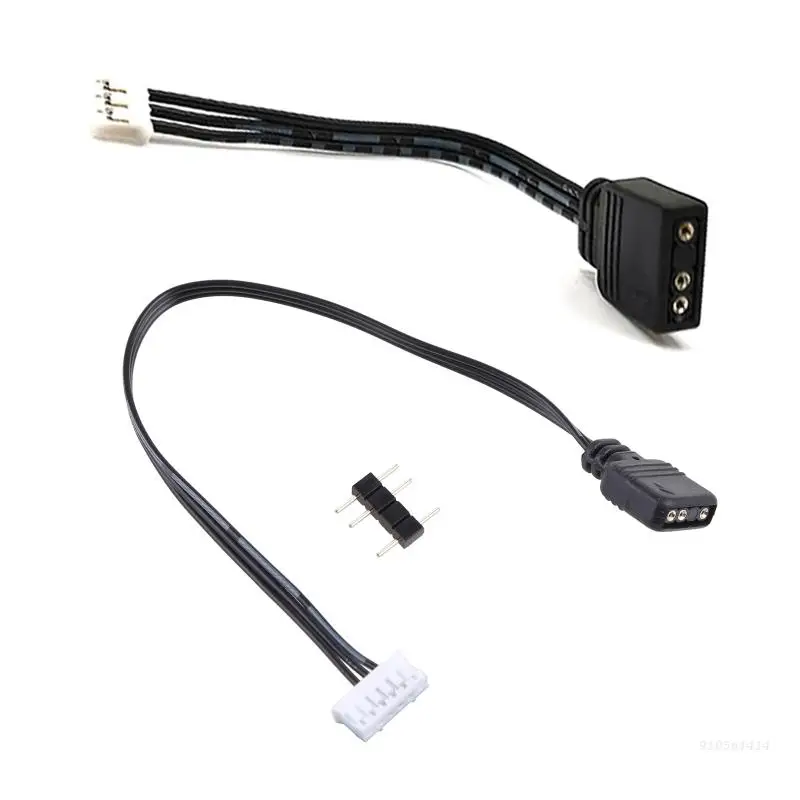 Szín: 6 PIN - Coolmoon ventilátorvezérlő adapter kábelhez kicsi 4 tűs/6