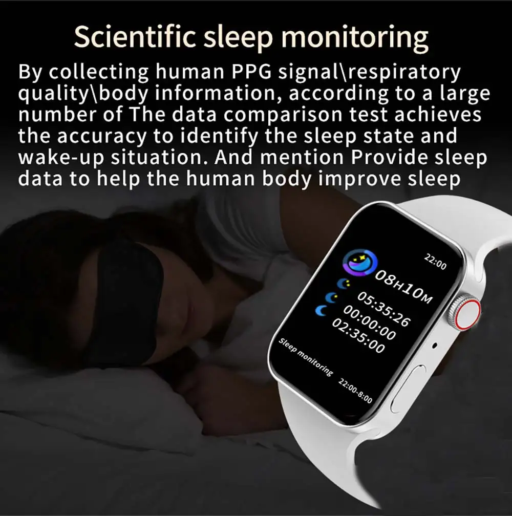 2022 Smart Watch Series 7 IWO Smartwatch Men Women 44mm BT Call Sports Fitness Tracker Clock For Apple Xiaomi Huawei PK X8 Max