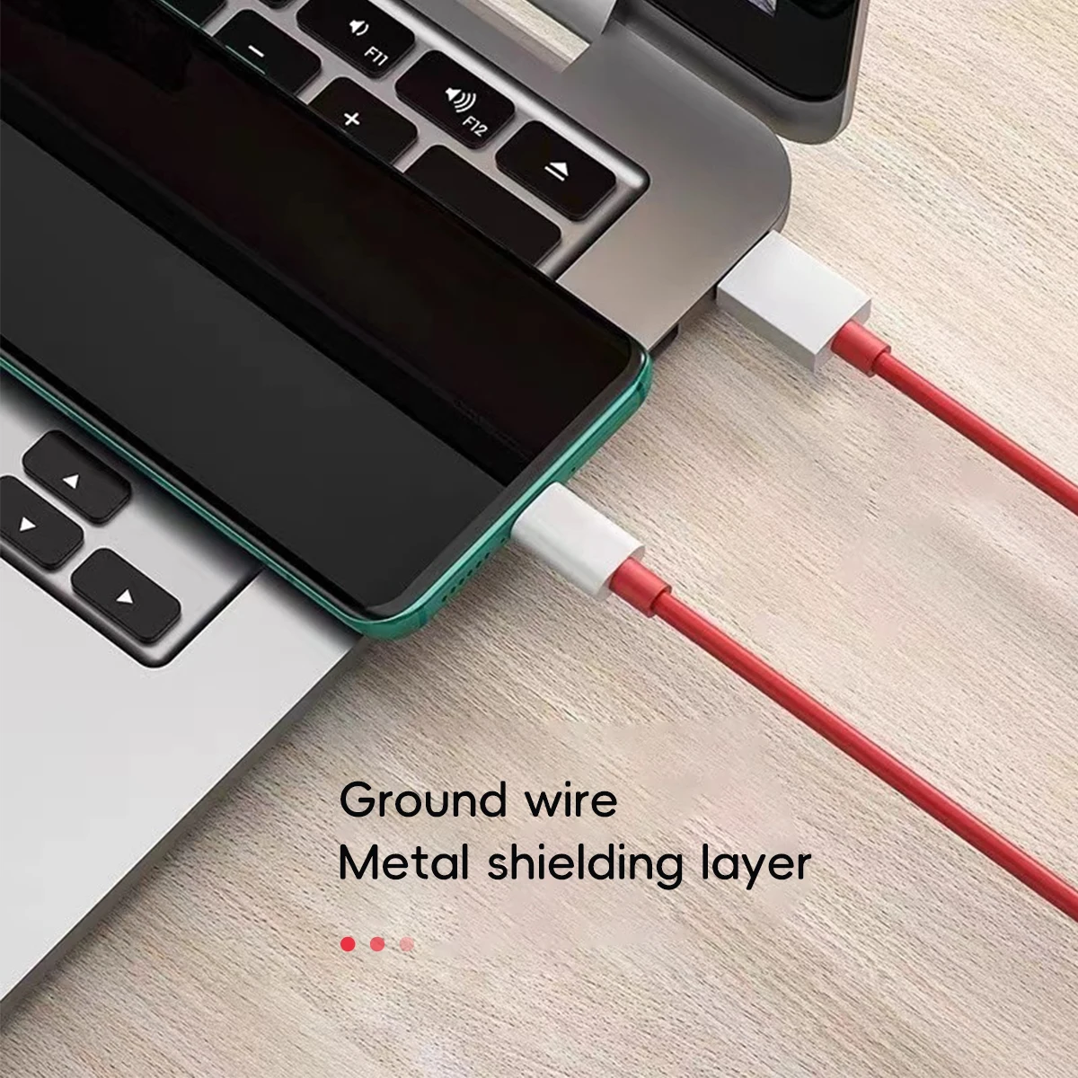 รูปสินค้า สายชาร์จเร็ว USB-C สำหรับมือถือทุกรุ่น