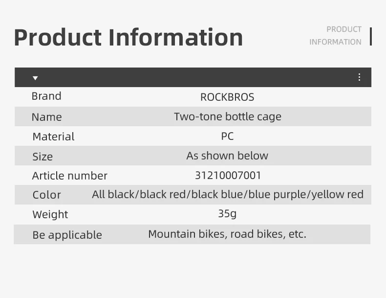 Bicycle Holder Ultra-light Water Bottle Cage Colorful Kettle Cycling One Piece S