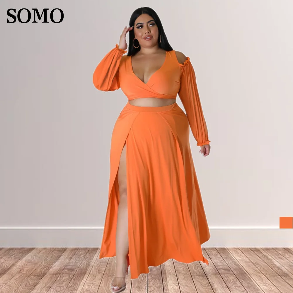 Tanio SOMO 2022 Sexy kobiety Plus rozmiar sukienka klubowa stroje