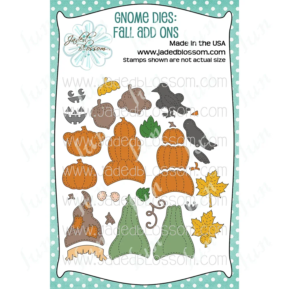 

New Arrivals Clear Stamps and Metal Cutting Dies Happy Fall Candies Gnome Mold Sets Scrapbooking Material Embossing Craft