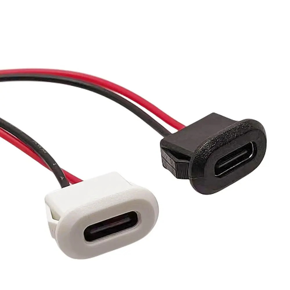 USB Type C Connector Jack Female Type-C with Card Buckle 3A Fast Charging Jack Port USB-C Charger Plug Socket Accessories