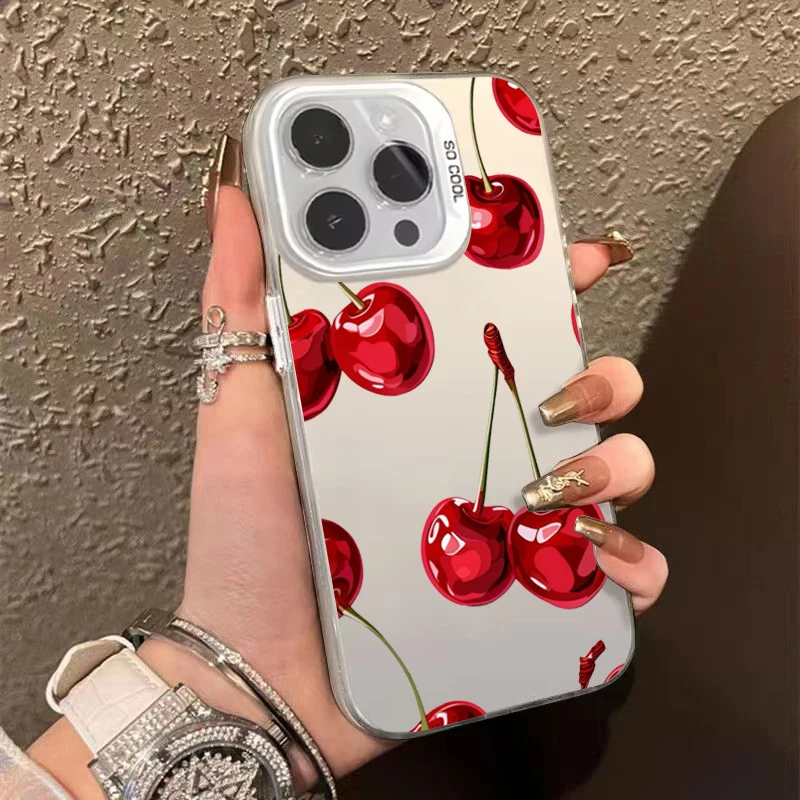 Red Cherry Shockproof Phone Case - Premium Bumper Cover