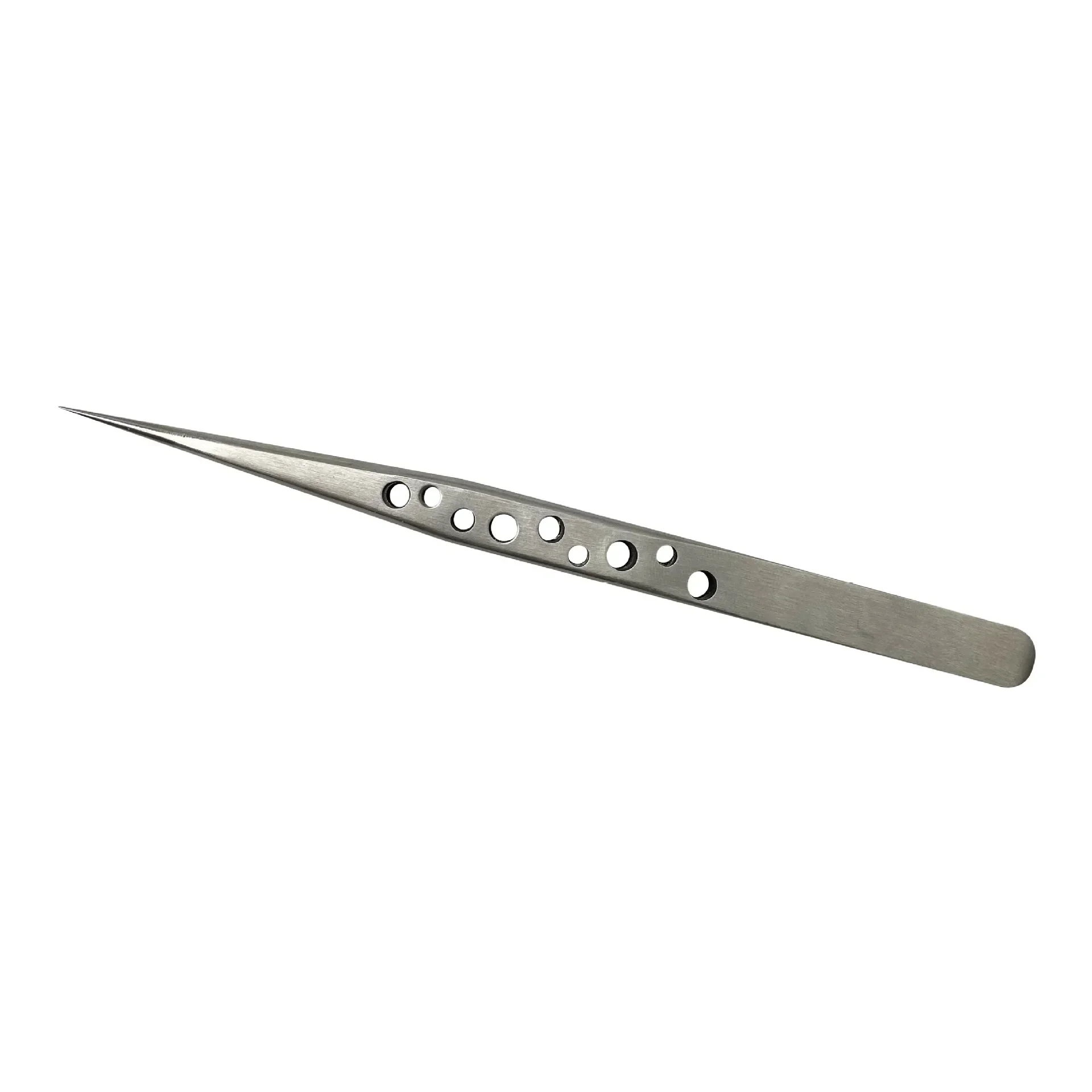 Stainless Ssteel Precision Thickened And Hardened Tweezers For Beauty And Nail Art LongThin Mouth Curved Sstraight Tweezers