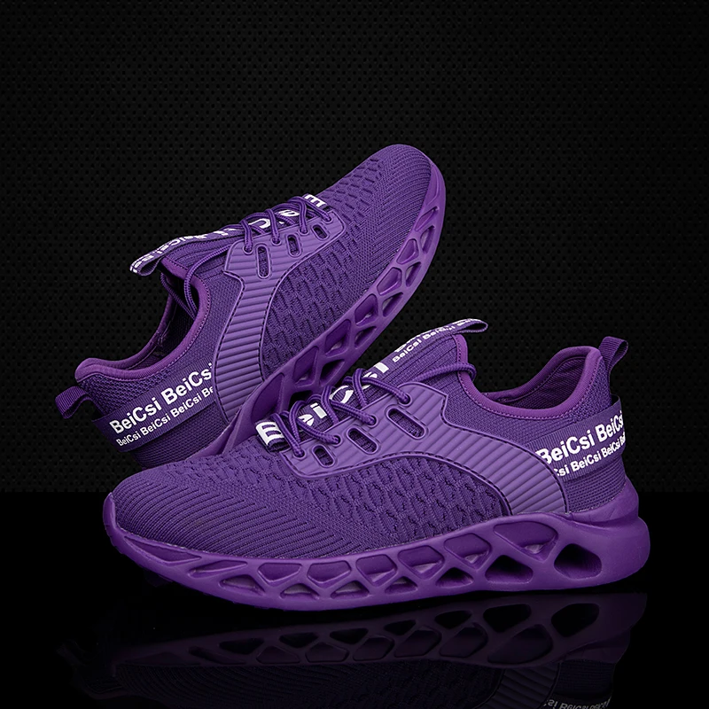 

All Seasons New Men's Shoes Fly Weaving Mesh Breathable Trendy Casual Sports Shoes Women Couples Sports Running Shoes